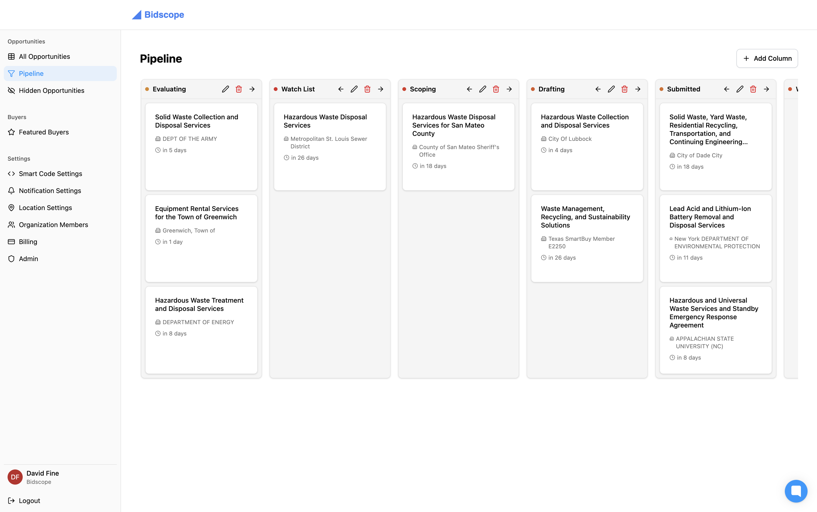 Opportunity Pipeline