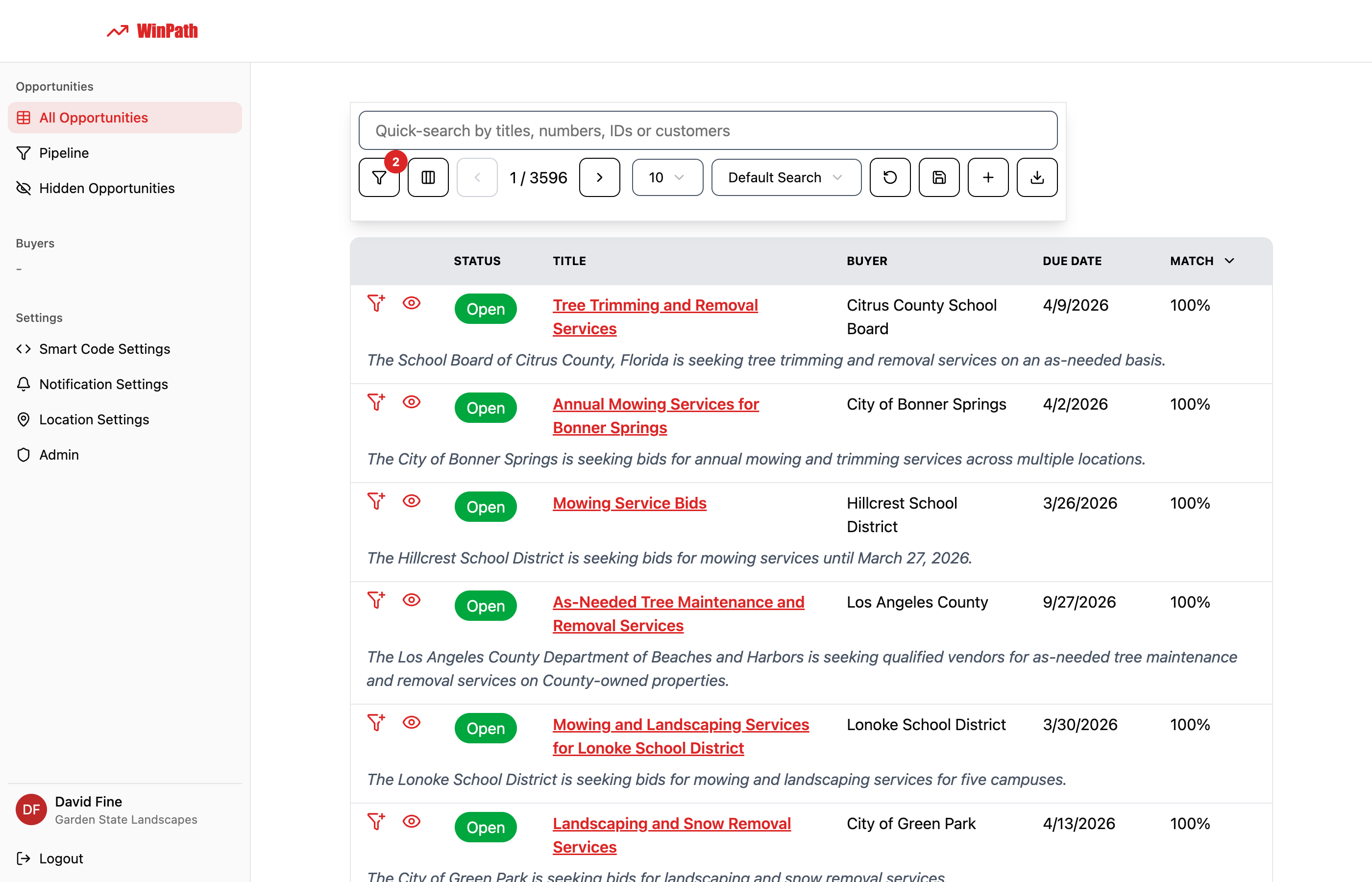 WinPath whitelabel example