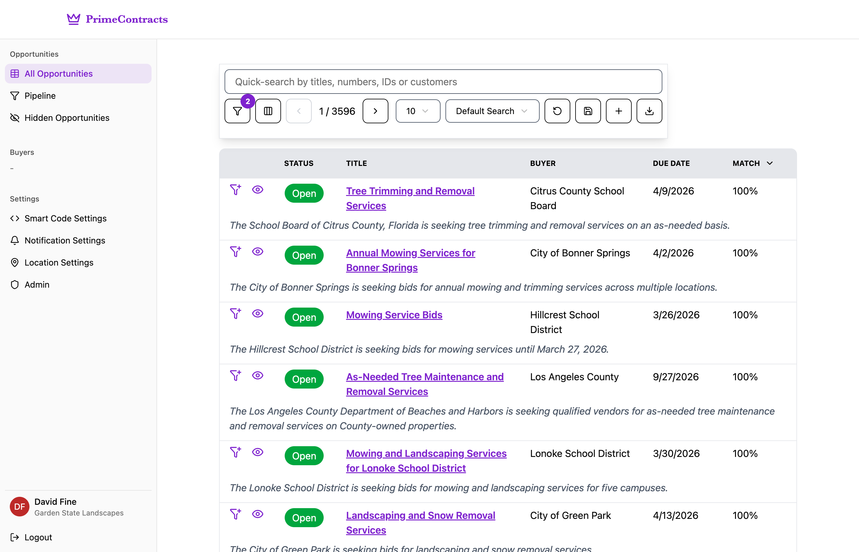 PrimeContracts whitelabel example