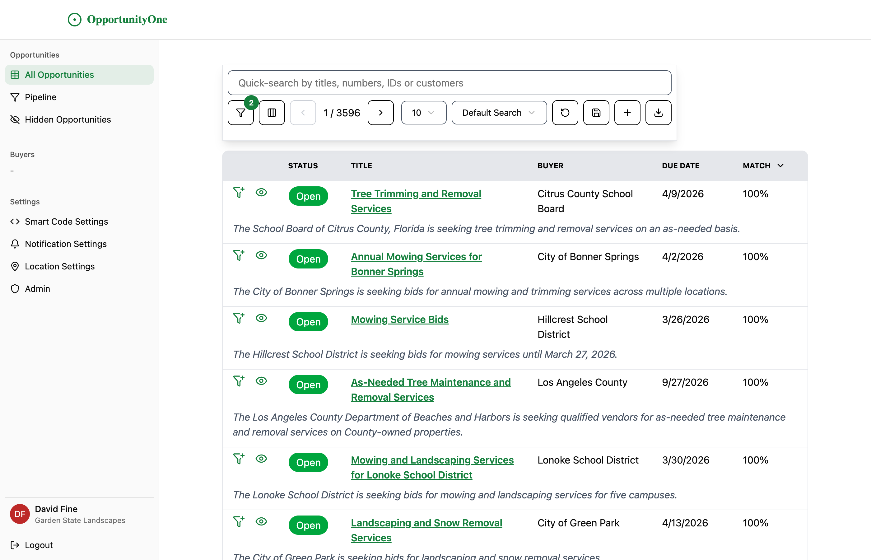 OpportunityOne whitelabel example
